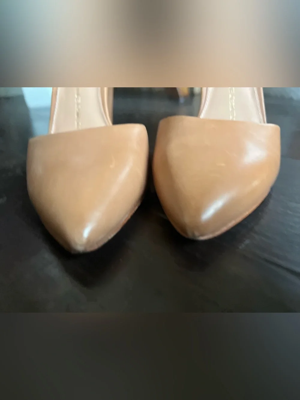 Vince Camuto Signature VI-SOLANNA Ankle Strap Wedge Pumps Tan Nude 6M/36
